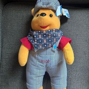 Vintage Winnie the Pooh Conductor Backpack